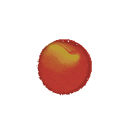 erikaeng summer fruit peach bite Sticker