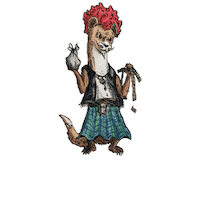 Clown Wig Sticker