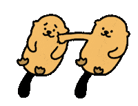 Angry Best Friends Sticker by takadabear