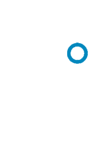 ringinstall logo bounce ring blau Sticker