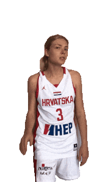 CRObasketball basketball croatia Sticker