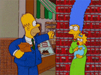 homer simpson television GIF