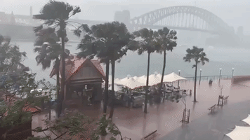 Ferocious Storm Rips Through Sydney Harbour, Australia