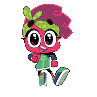 NATGEOBRASIL cartoon fitness run running Sticker