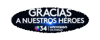 Heroes Gracias Sticker by Univision LA