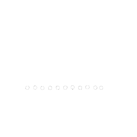WittyInk white line simple dots Sticker