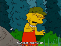 lisa simpson pain GIF