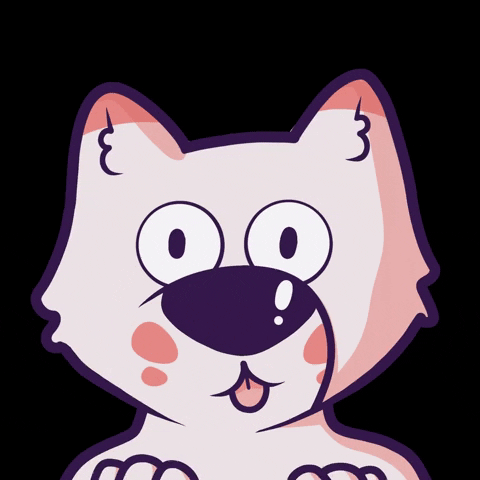 Ghost_twf kawaii fox animal eyes GIF
