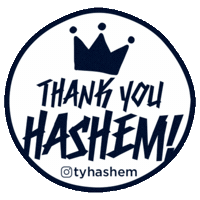 Tyhashem Sticker by Thank You Hashem