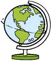 travel planet Sticker by GO Voyages