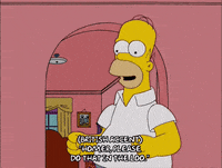 rehearsing homer simpson GIF