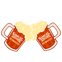 Sam Adams Cheers Sticker by Samuel Adams Beer
