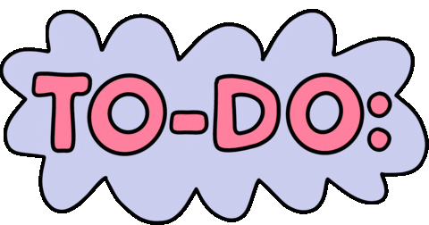 To Do List Sticker by Poppy Deyes