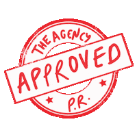 Stamp Sticker by The Agency PR