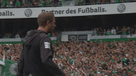 celebration kohfeldt GIF by SV Werder Bremen