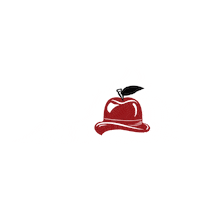 Apple Hat Sticker by Buskey Cider