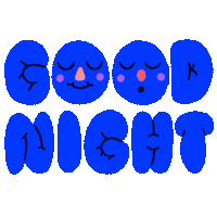 Tired Good Night Sticker by Parallel Teeth