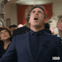 Yelling Season 11 GIF by Curb Your Enthusiasm