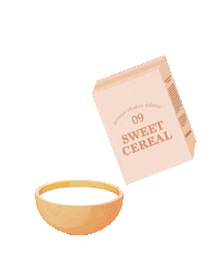 Glitter Milk Sticker by BY ECOM