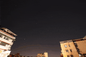 Night Stars GIF by Jean Scuderi