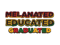 High School Graduate Sticker by Black High School Graduation