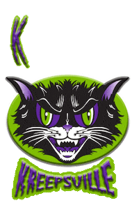 Cat Wink Sticker by Kreepsville666
