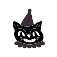 Cat Halloween Sticker by Easy Peasy Cutters