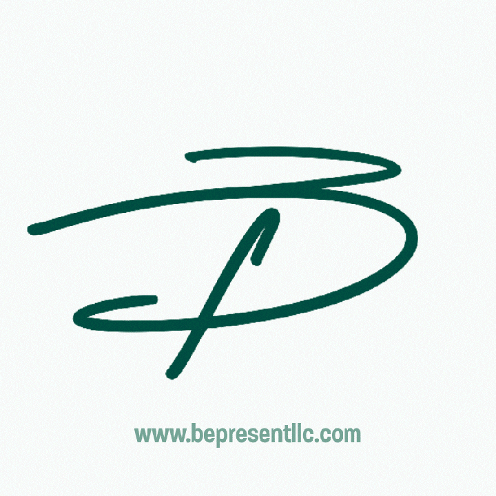bepresentevents logo mark b virtual events GIF