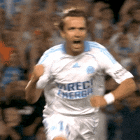 Happy Football GIF by Olympique de Marseille