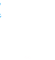 metricool bird twitter flying tweet Sticker