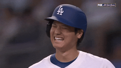 Los Angeles Dodgers Laugh GIF by MLB