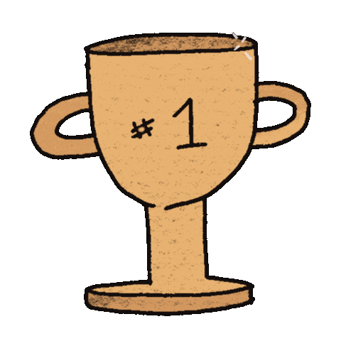 Tikabells 1 trophy award tikabells Sticker