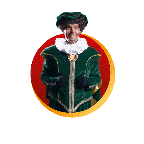 5 December Pieten Sticker by Boekdesint