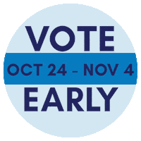 Vote Early Sticker by Team Lizzie