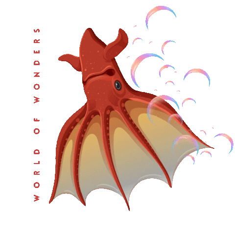 Bubbles Squid Sticker by THE SKATESIDE