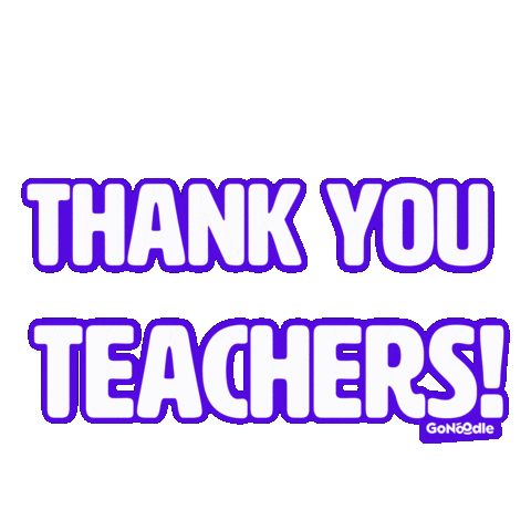 Teacher Thank You Sticker by GoNoodle
