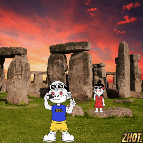 Ancient Stones British Pride GIF by Zhotcita