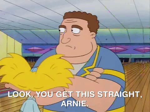 hey arnold nick splat GIF