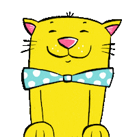 Peek-A-Boo Cat Sticker by byjohannafritz