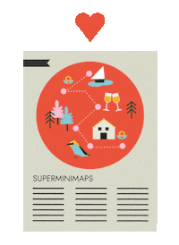 Map Sticker by superminimaps