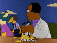 Screaming Season 3 GIF by The Simpsons