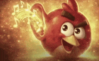 Happy Angry Bird GIF