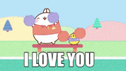 Happy I Love You GIF by Molang