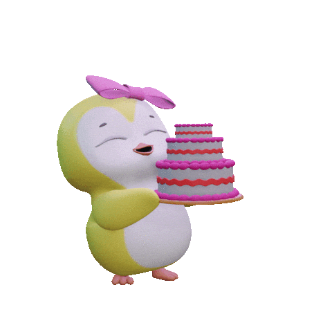 Happy Birthday Sticker Sticker by Pengu