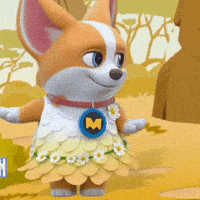 mocoaifay dance dog song corgi GIF