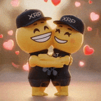 Valentines Day Hug GIF by SaluteXRPL