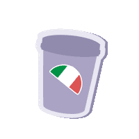 Staycation Coffeecups Sticker by Flight Fuel Coffee