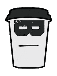 Coffeecup Sticker by Bandido Coffee