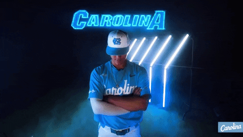 North Carolina Baseball GIF by UNC Tar Heels