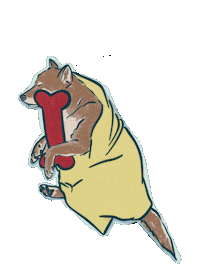 Dog Sleep Sticker